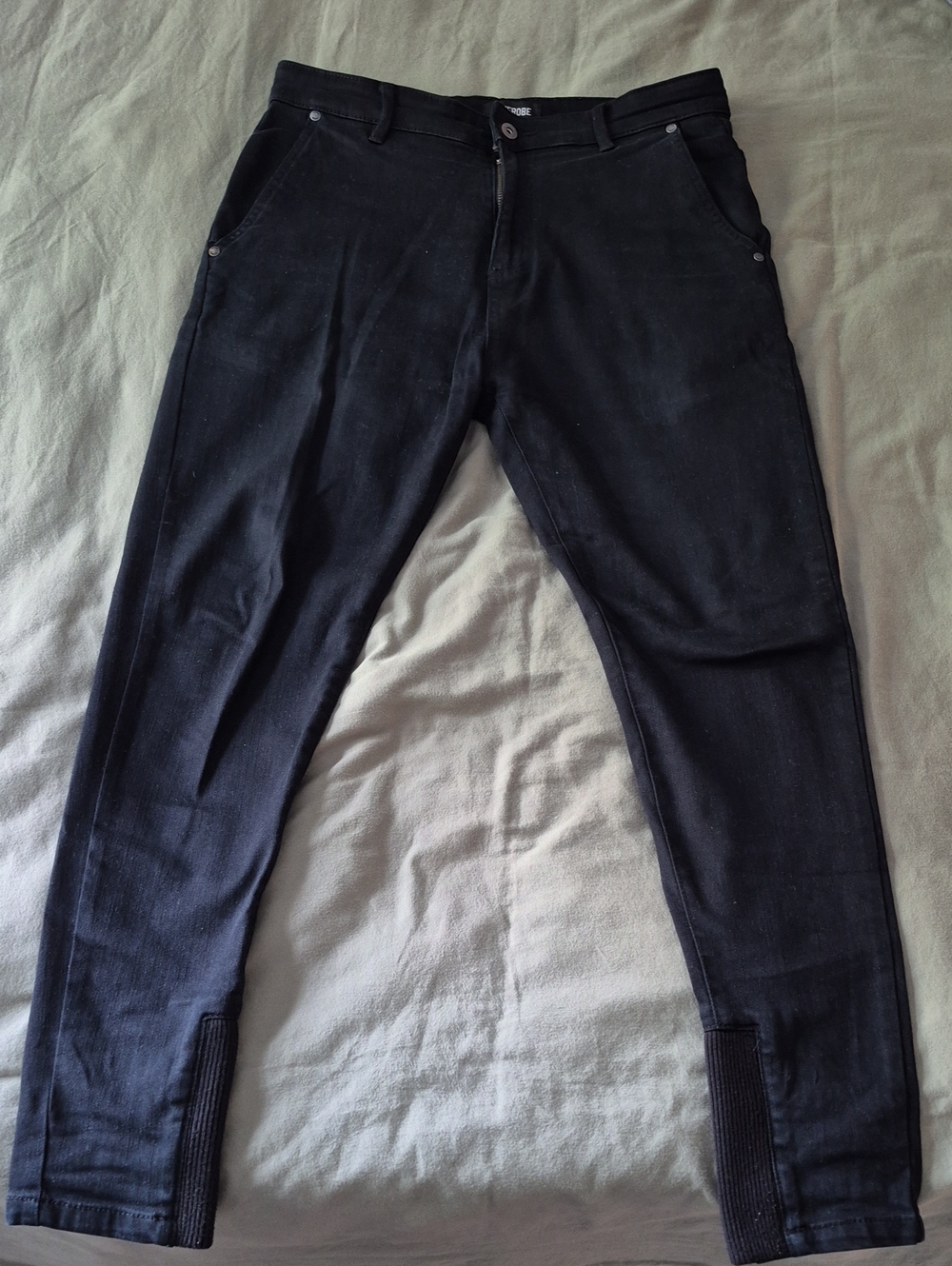 ZANEROBE Men's Black Slim Fit Pants